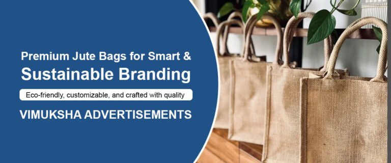 Jute Bags – Eco-Friendly, Durable & Fully Customizable | Vimuksha Advertisements