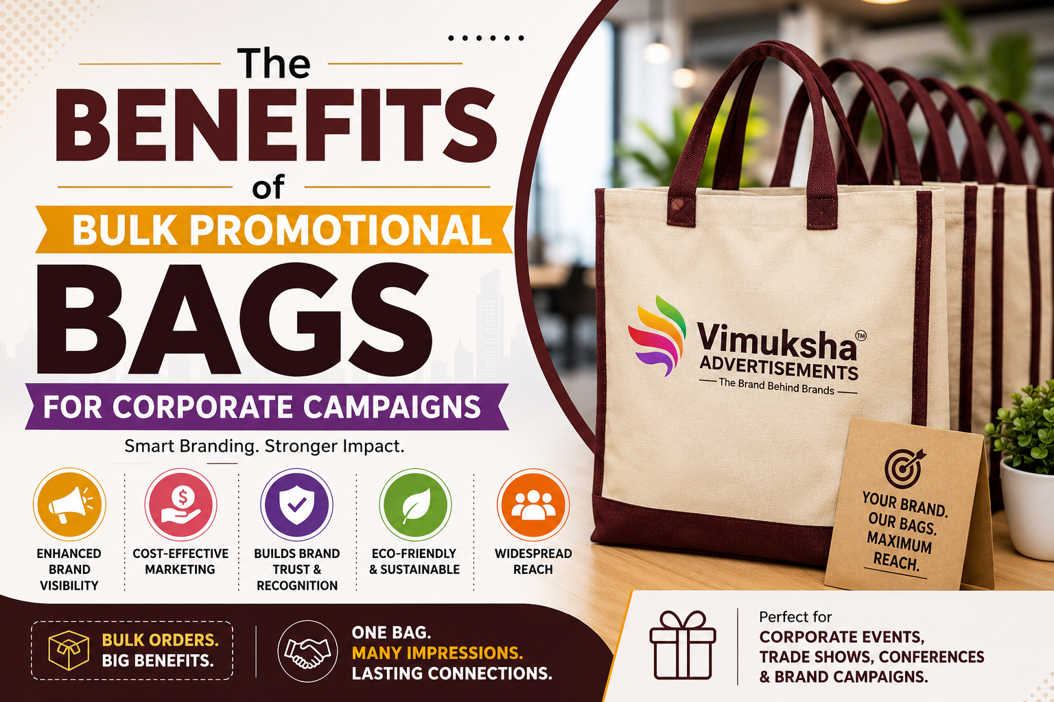 Promotional Bags for Customer Experience helping businesses improve customer satisfaction and brand loyalty
