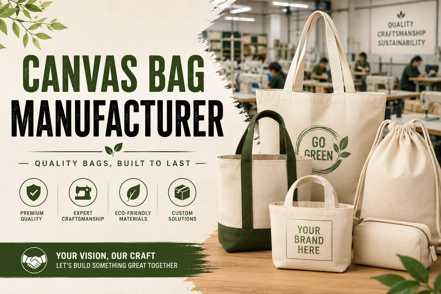 Leading Canvas Bag Manufacturer in Delhi
